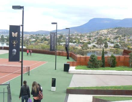 MONA Hobart Rosetta Forecourt Entrance View