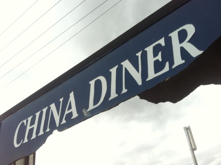 Filling Time Old Sign China Diner Hobart