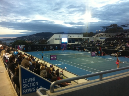Hobart International Tennis Tournament Women Doman 2014